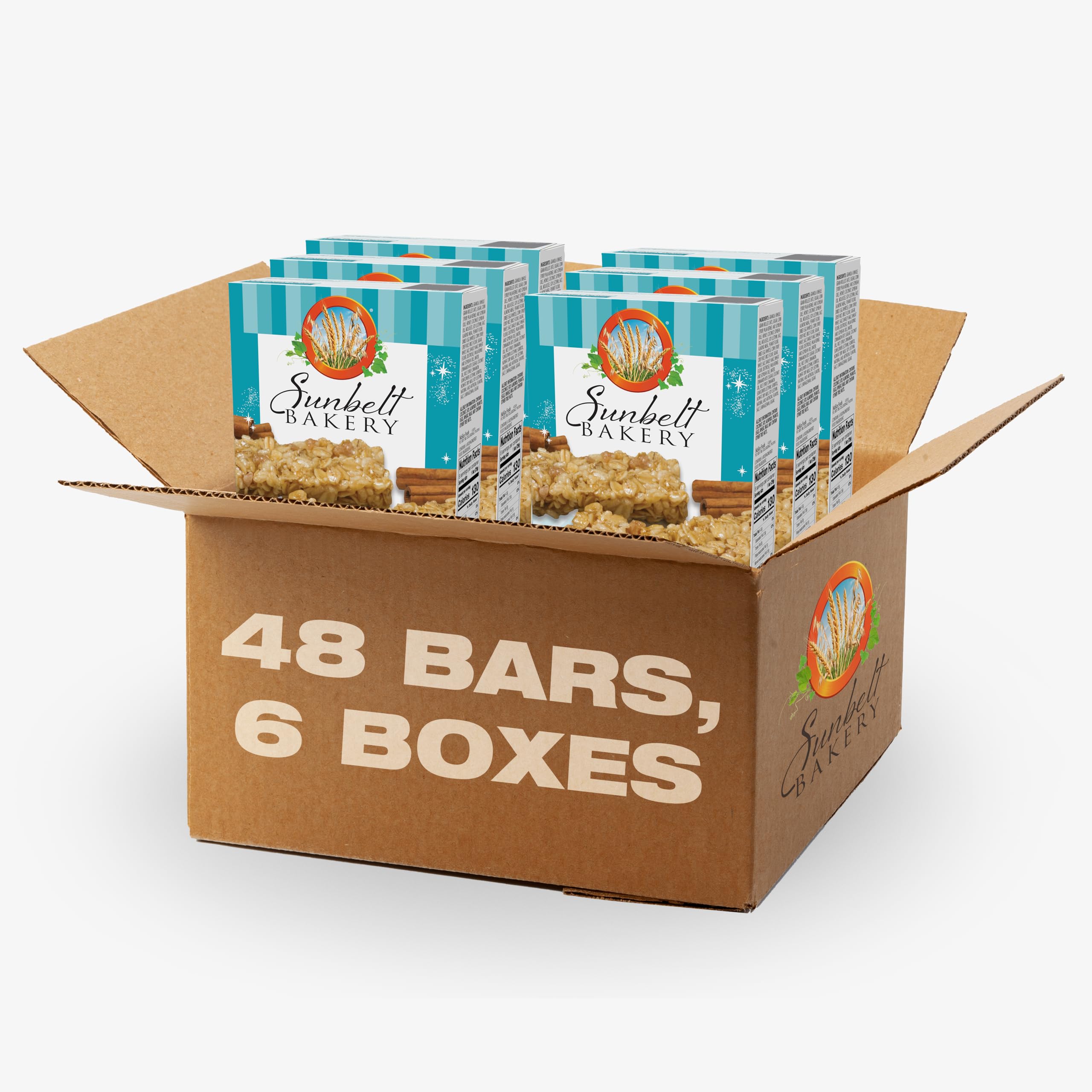 Sunbelt Bakery Snickerdoodle Chewy Granola Bars - 48 Pack (6 Boxes x 1.0 OZ) | Healthy Snacks for Kids & Adults | Perfect for School Lunches, Office Snacks & On-the-Go Energy