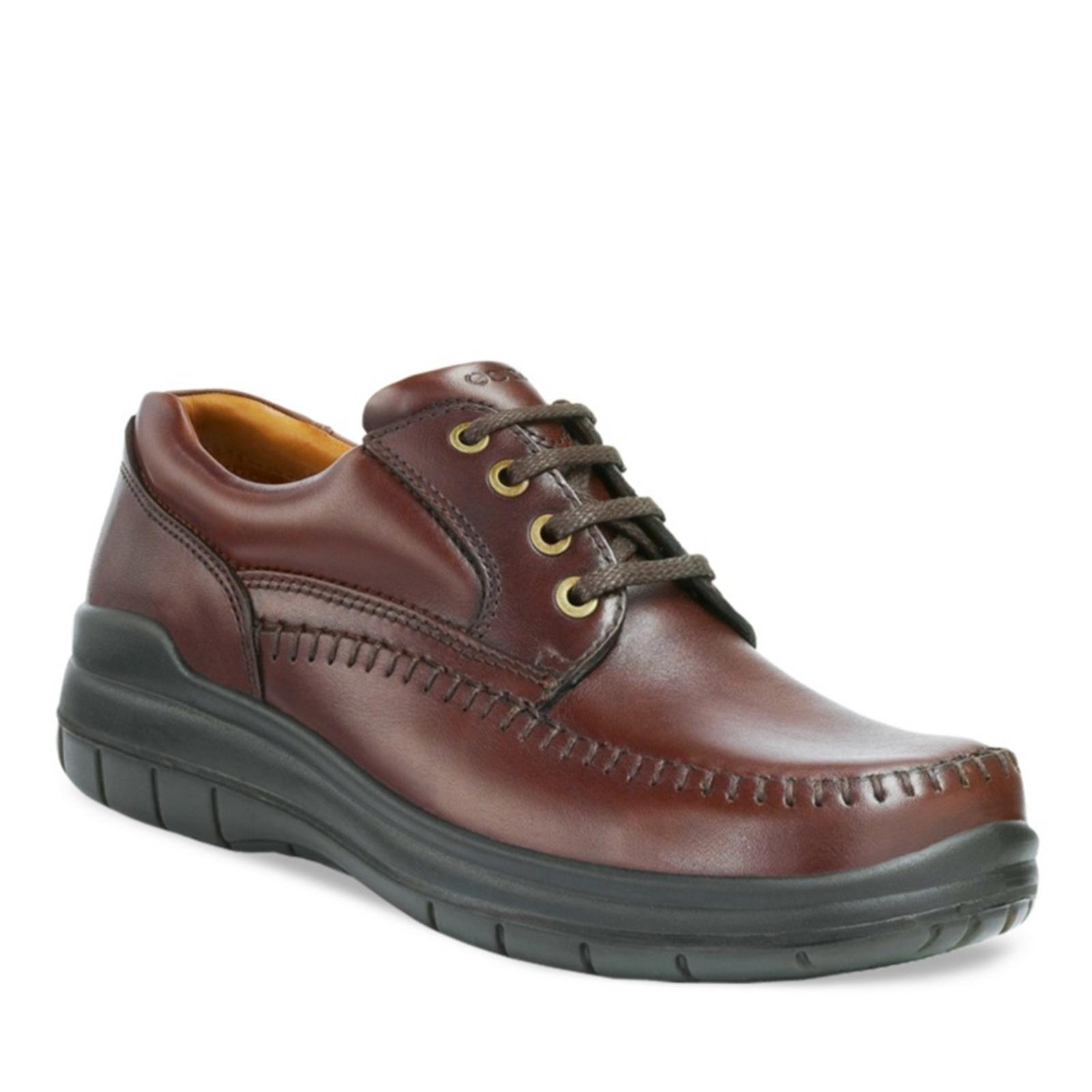 ECCO Men's Seawalker Tie Dress Shoes - Classic Oxford Style for Business & Formal Occasions - Comfortable Leather Lace-Up Shoes for Office, Weddings & Professional Events