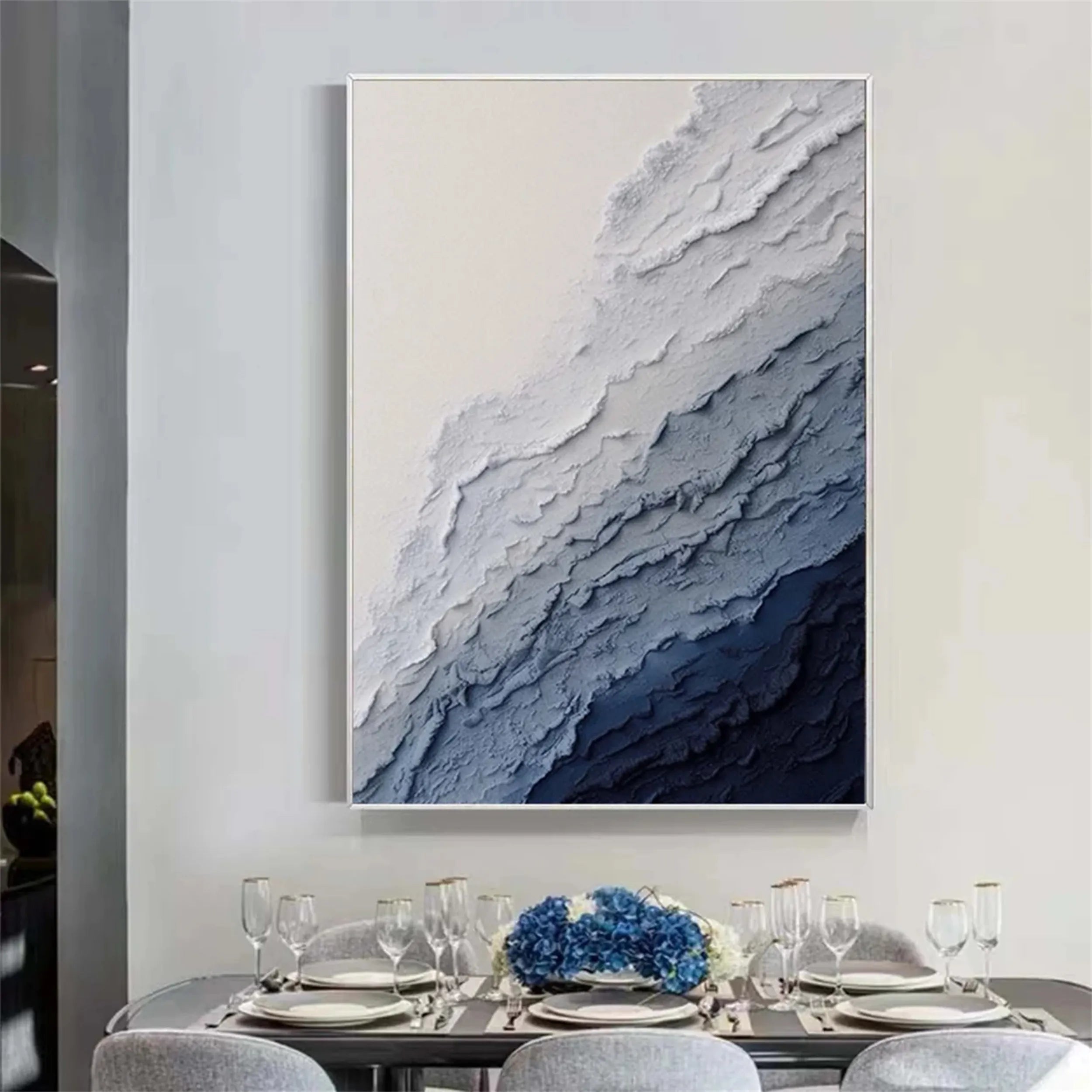 Ocean and Sky Painting #OS118 - Beautiful Coastal Wall Art for Living Room, Bedroom & Office Decor