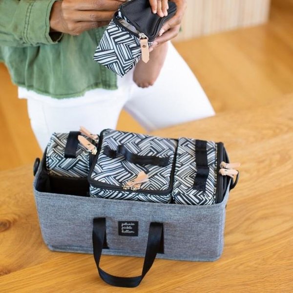 3 in 1 Diaper Bag Organizer Caddy - Portable Baby Essentials Storage for Diapers, Wipes & Toys - Perfect for Nursery, Stroller & Travel