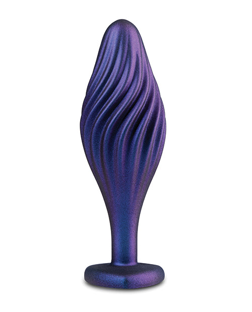 Anal Adventures Matrix Swirling Bling Silicone Butt Plug - Sapphire Blue | Premium Adult Toy for Sensual Play & Couples Fun | Discreet & Comfortable Design for Beginners & Experienced Users