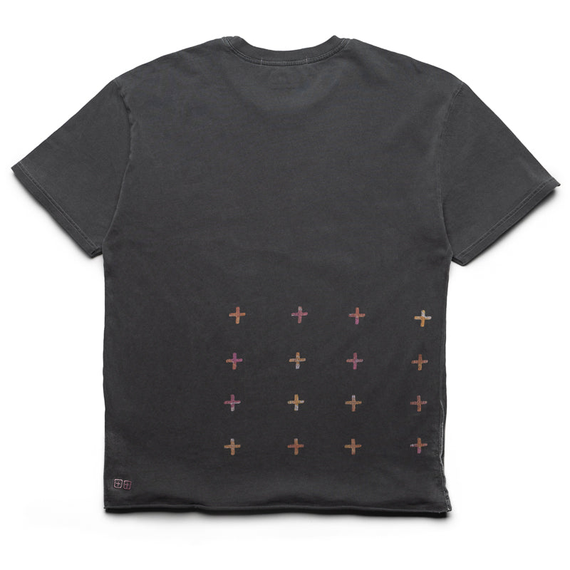 Ksubi World Order Biggie Tee - Charcoal Gray Cotton Graphic T-Shirt for Men | Streetwear Fashion & Casual Outfit