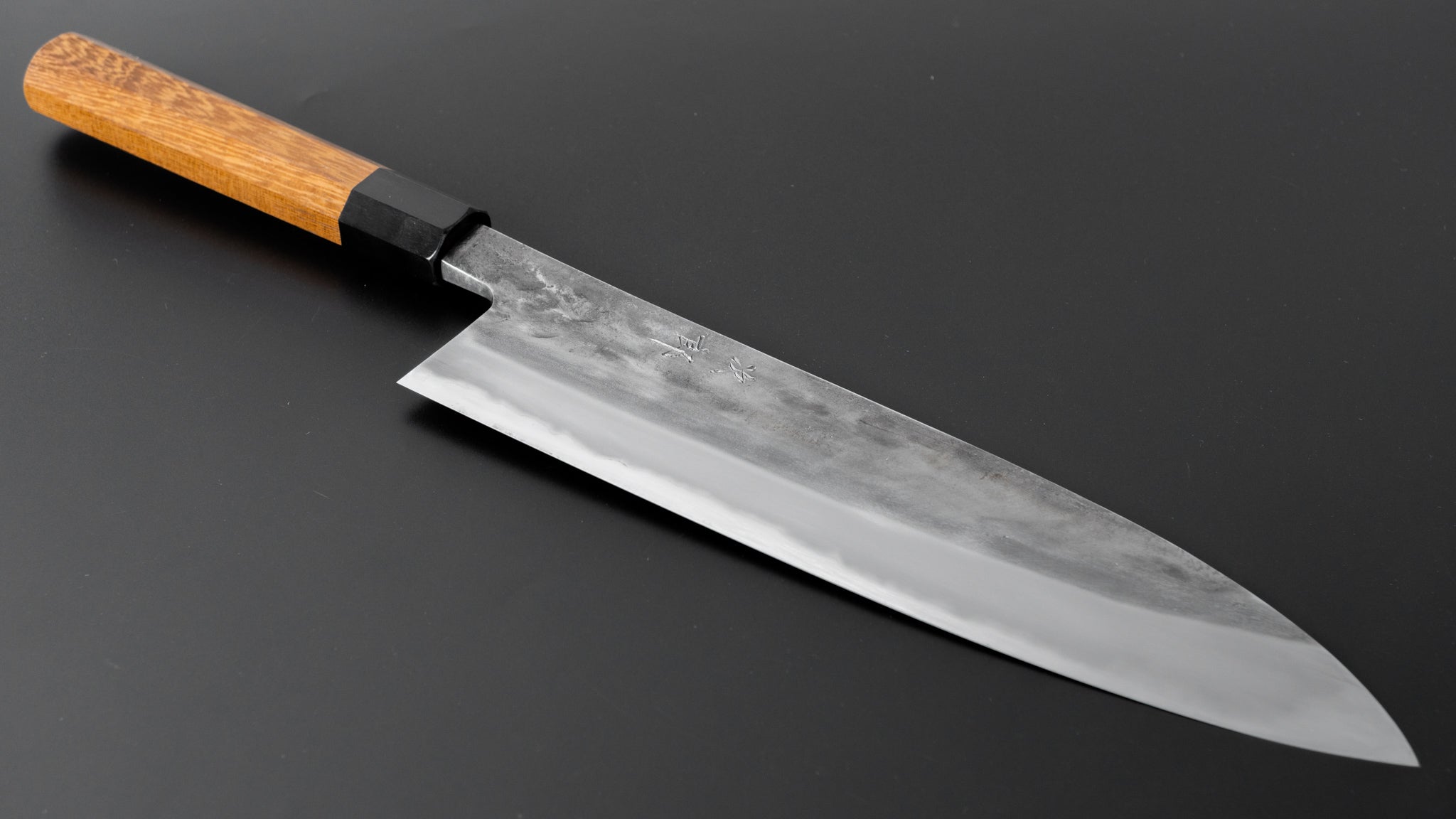 Premium Jiro Tsuchime Wa Gyuto 240mm Japanese Chef Knife with Taihei Tagayasan Handle - Perfect for Sushi, Meat Cutting & Professional Kitchen Use