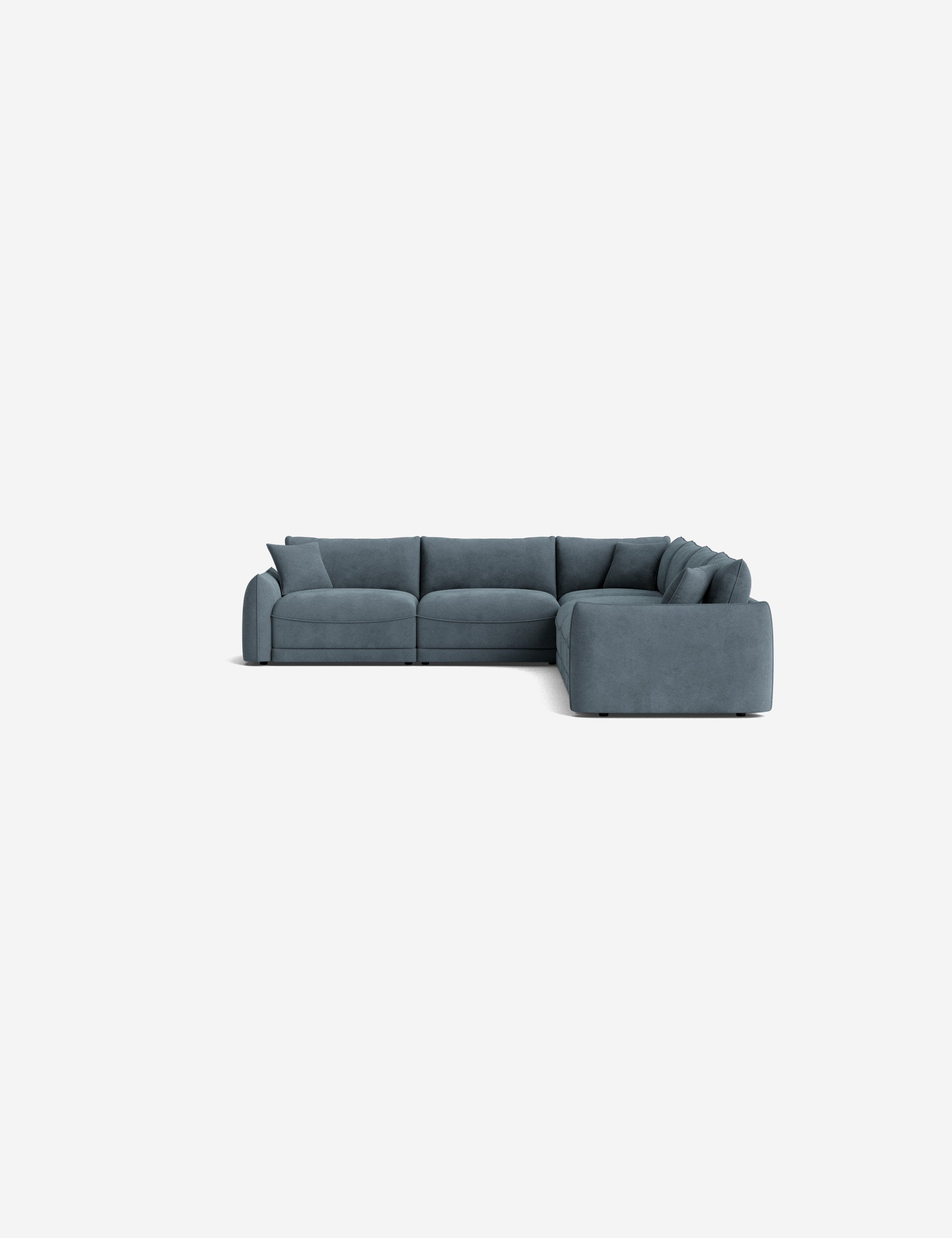 Balmer Modular Corner Sectional Sofa - Modern L-Shaped Couch for Living Room, Home Theater & Lounge Areas | Customizable Configurations