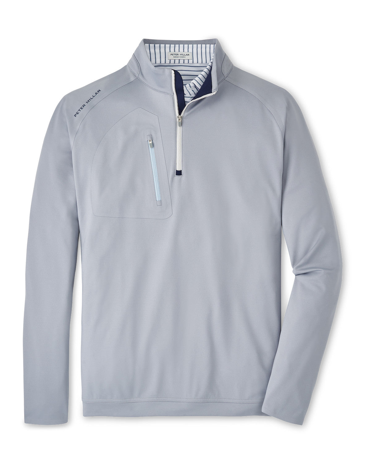 Peter Millar Verge 1/4 Zip Pullover Sweater - Lightweight Performance Golf & Casual Wear for Men | Perfect for On-Course Comfort & Everyday Layering