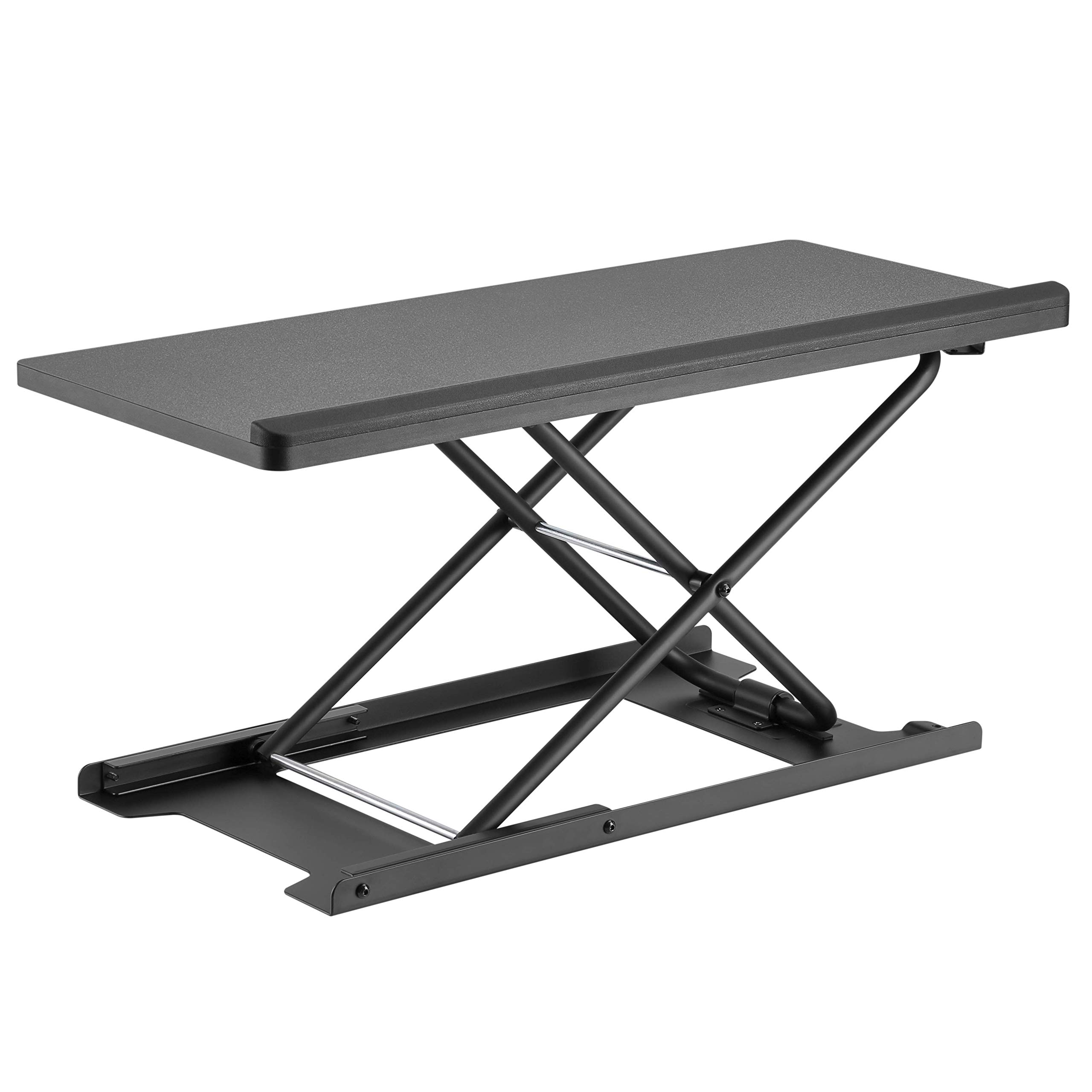 Adjustable Keyboard Stand for Standing Desk - Black Ergonomic Riser for Office & Home Use