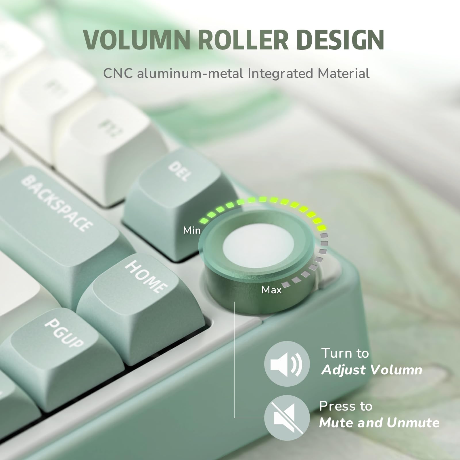 RK ROYAL KLUDGE R75 75% Wired Mechanical Gaming Keyboard - Gasket Mount, Hot-Swappable Linear Switch, RGB Backlit, MDA Profile PBT Keycaps with Volume Knob & Software - Perfect for Esports, Office Work & Typing Enthusiasts