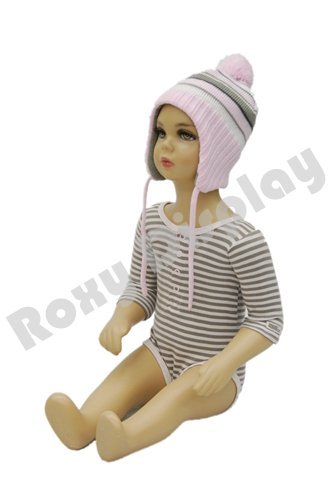 Realistic Full Body Toddler Mannequin for 6-12 Month Old Kids - Durable Plastic Child Display Model | Perfect for Baby Clothing Stores, Photography Props & Retail Displays