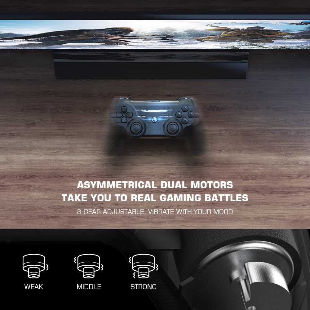 GameSir T3 Wireless Gaming Controller for PC, Windows 7/8/10/11, Android, TV Box - Dual Vibration, Turbo Function, 20-Hour Battery Life - Perfect for Android TV Gaming, PC Gaming, and Mobile Gameplay