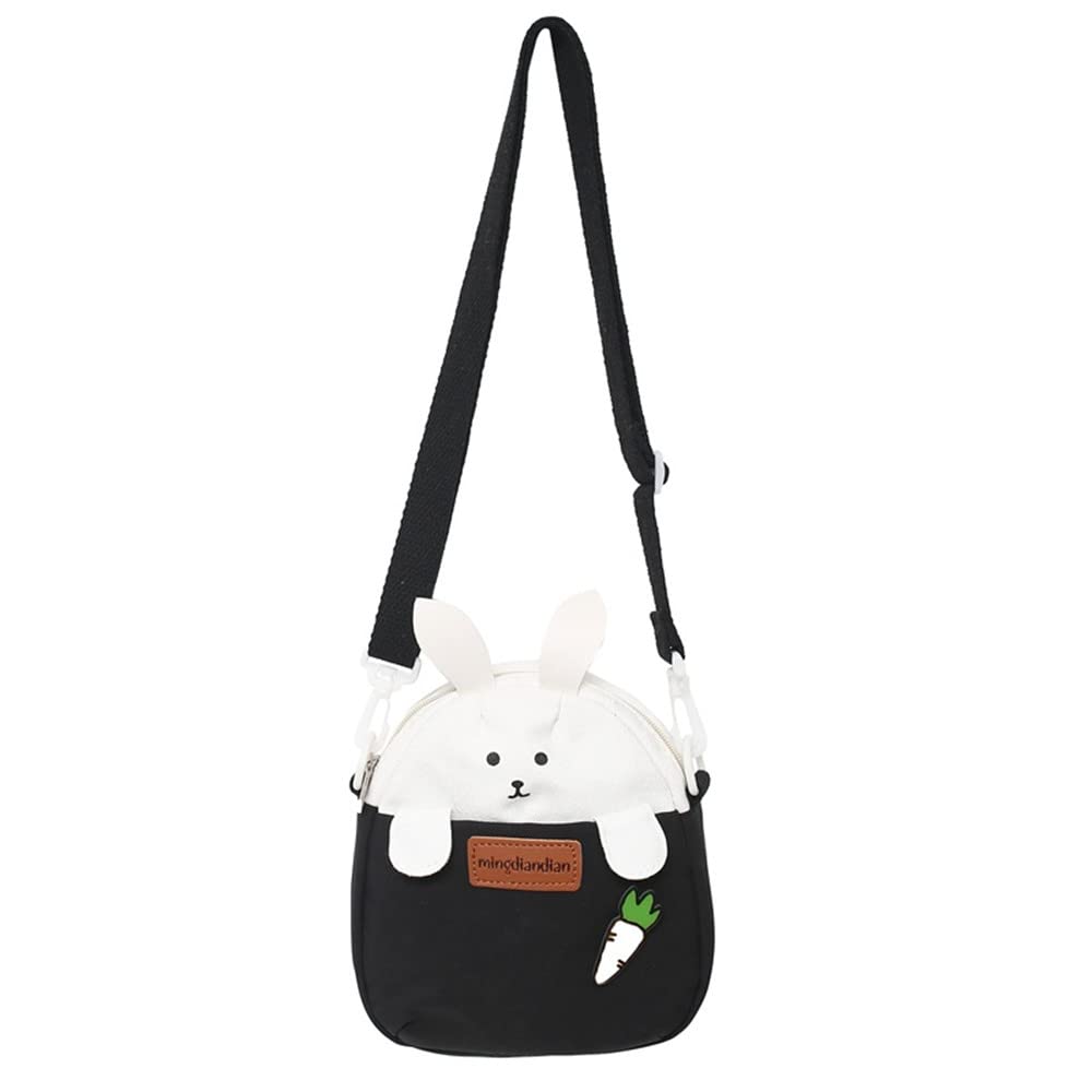 Stylish Cartoon Canvas Crossbody Bag for Women - Trendy Small Shoulder Purse - Perfect for Casual Outings, Shopping & Travel