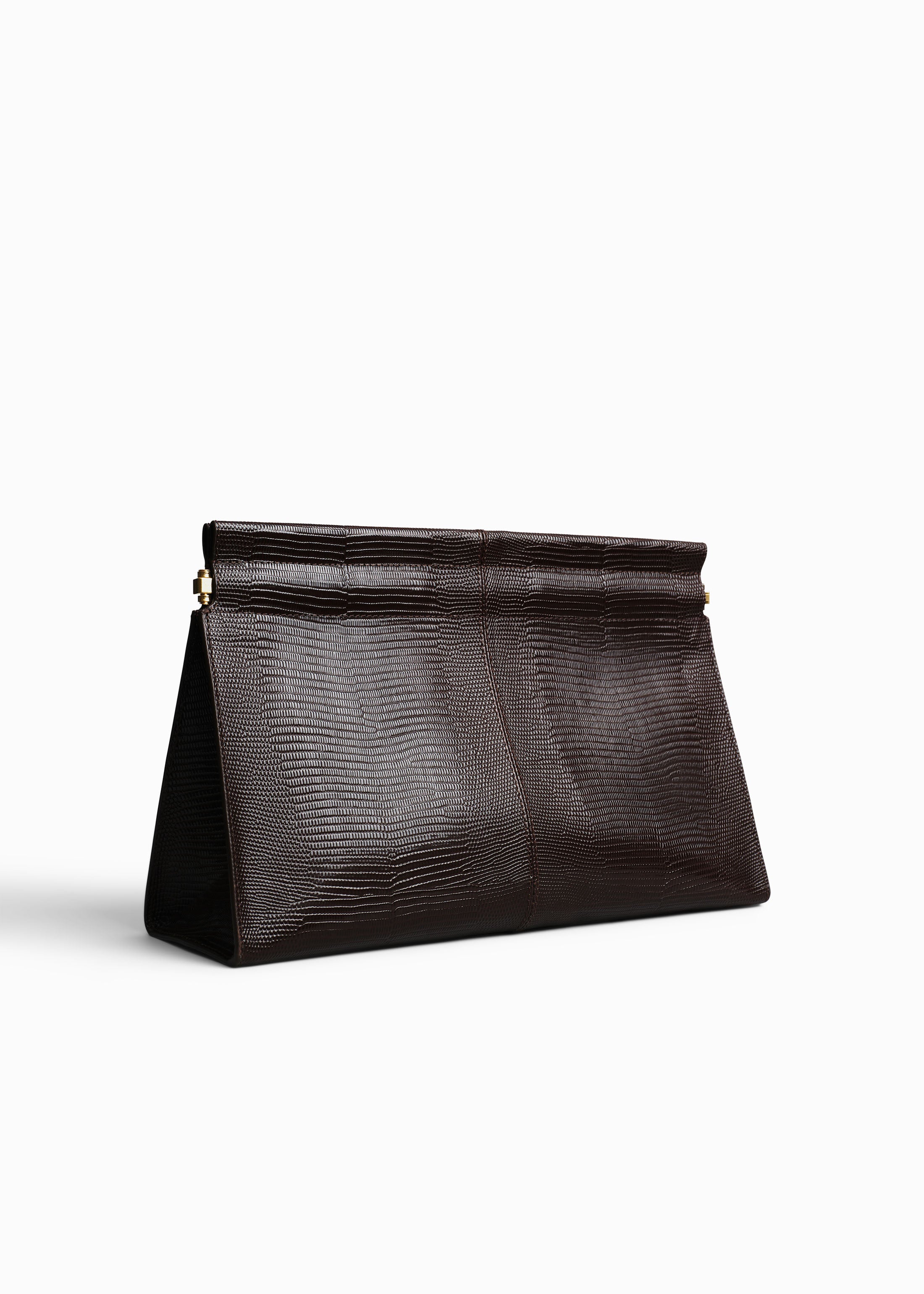 Stylish Large Clutch Bag in Espresso Brown - Perfect for Evening Events, Parties & Date Nights