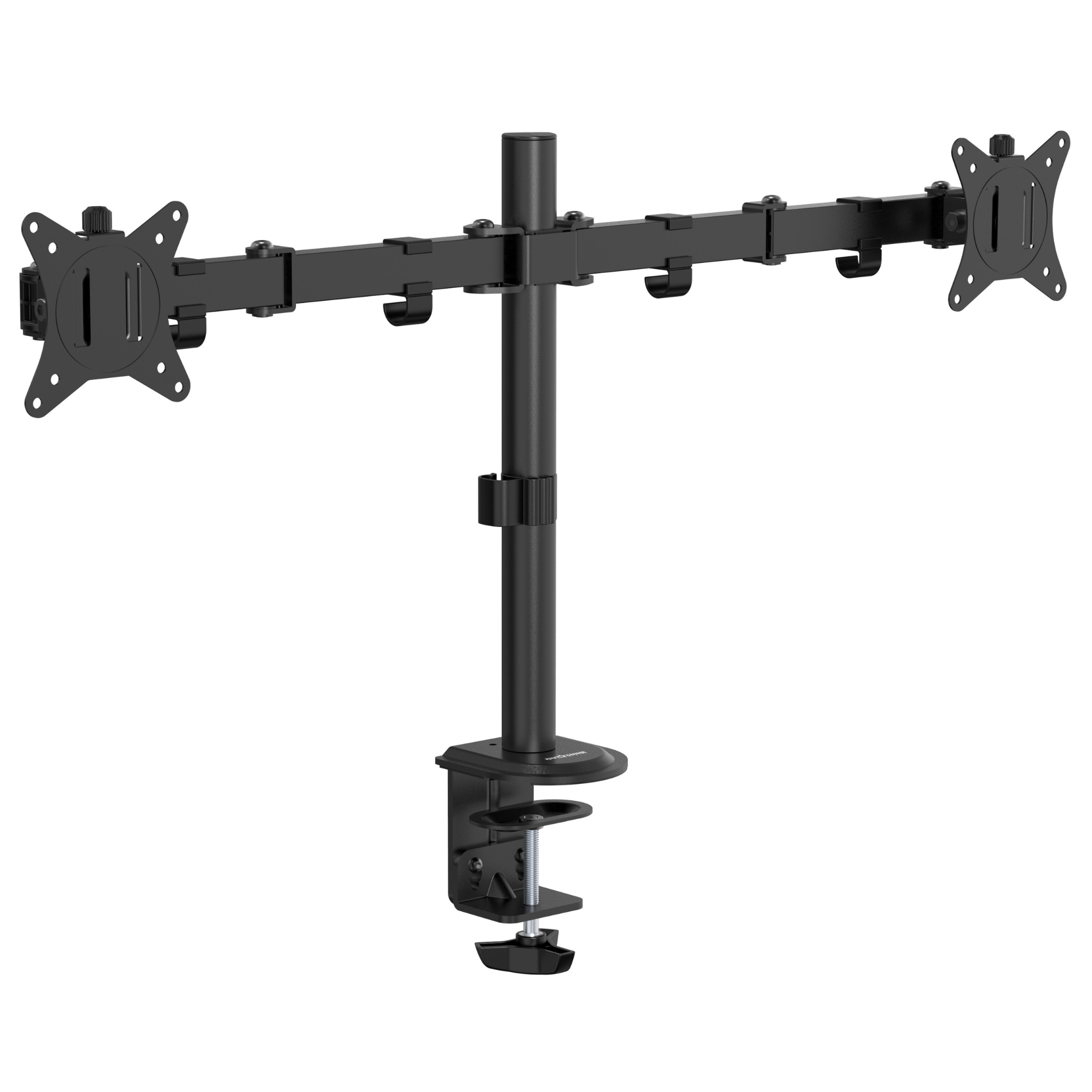 Outshine Dual Monitor Stand for Gaming - Adjustable VESA Mount for 13-32 inch Screens - Perfect for Home Office, Streaming & Esports Setup