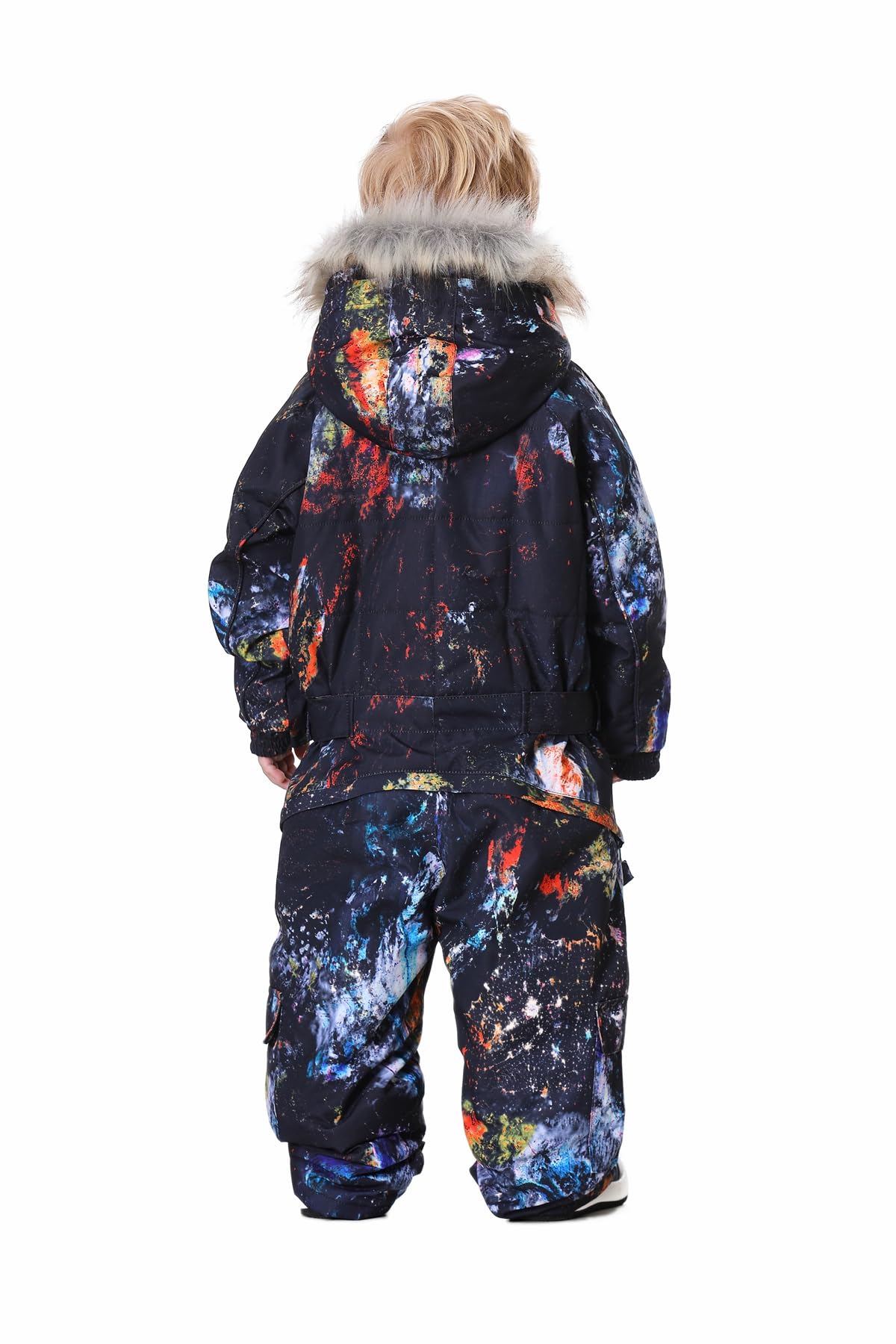 Bluemagic Kids Baby Snowsuit One Piece - Waterproof Winter Snowsuit Overalls for Boys & Girls - Ski Suit Jacket Coat for Snowboarding & Outdoor Play