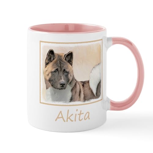 White/Pink Inside - Akita