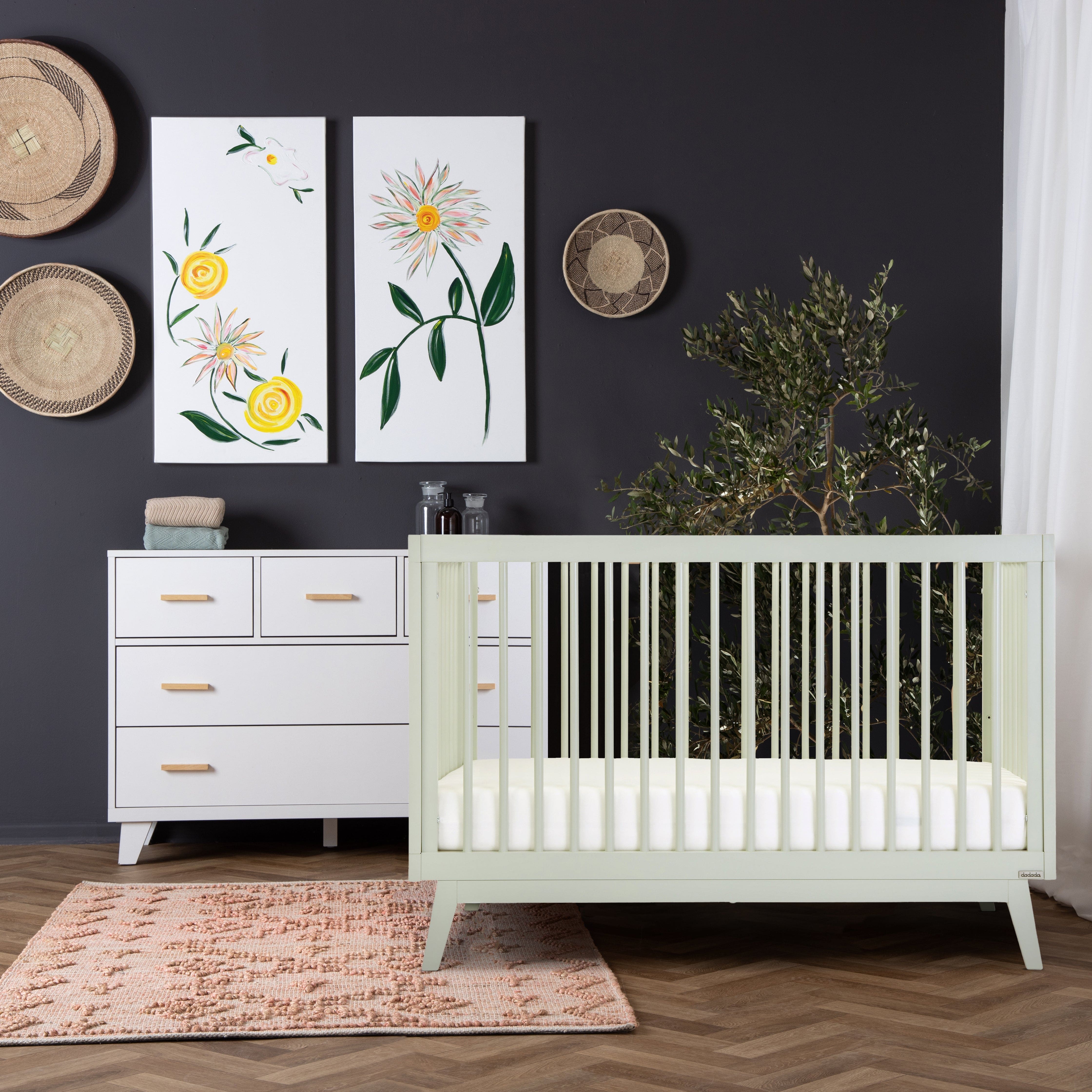 Dadada Soho 5-Drawer Dresser 2.0 - Modern Wooden Chest of Drawers for Bedroom & Closet Organization | Perfect for Home, Office, and Dorm Room Storage