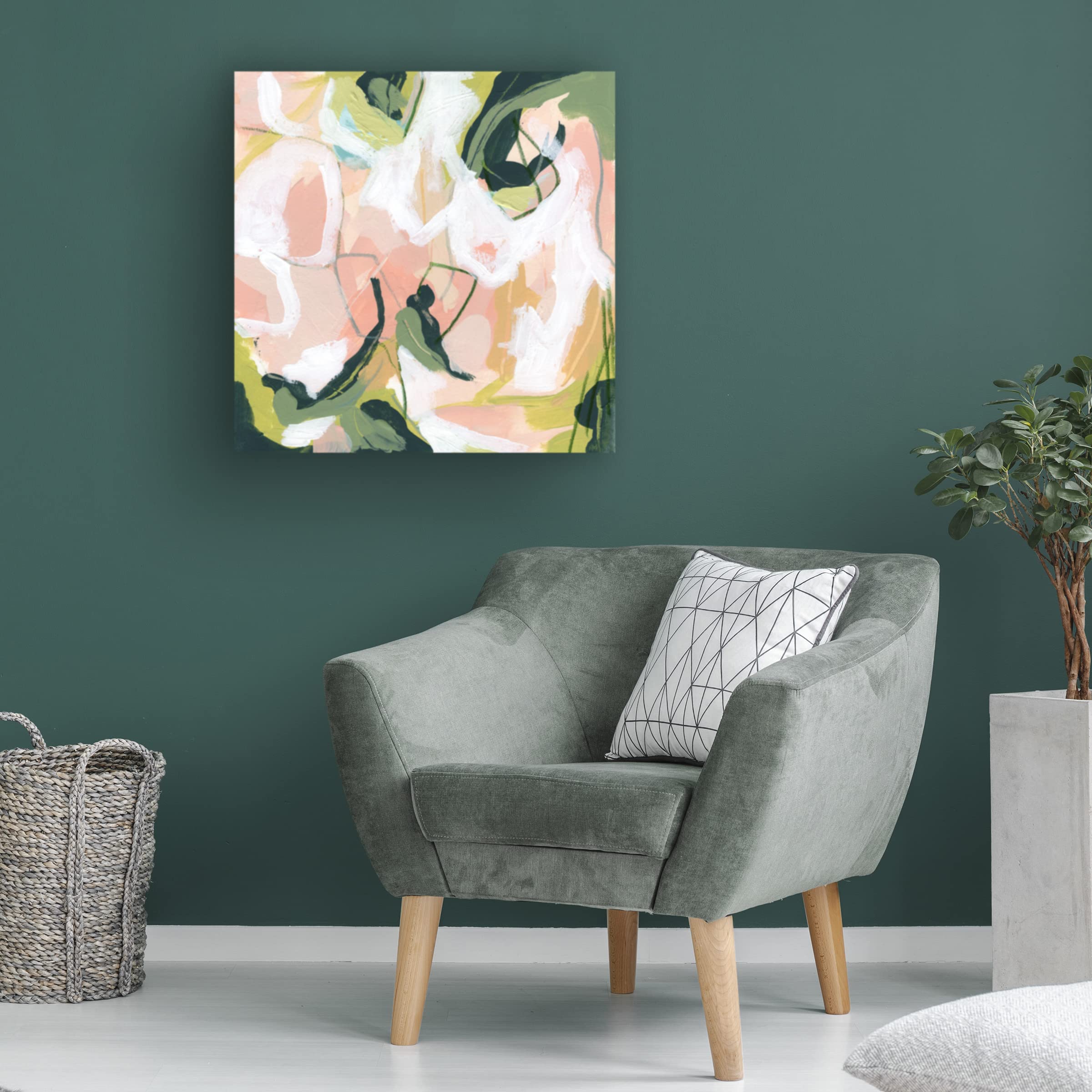 Trademark Fine Art 'Snapdragon I' Floral Canvas Wall Art Print by June Erica Vess - Perfect for Living Room, Bedroom & Office Decor