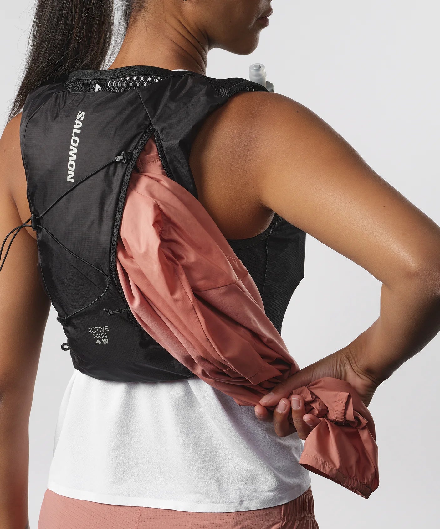 Active Skin 4 Women's Running Vest with Hydration Flasks - Lightweight Breathable for Marathon, Hiking & Outdoor Sports