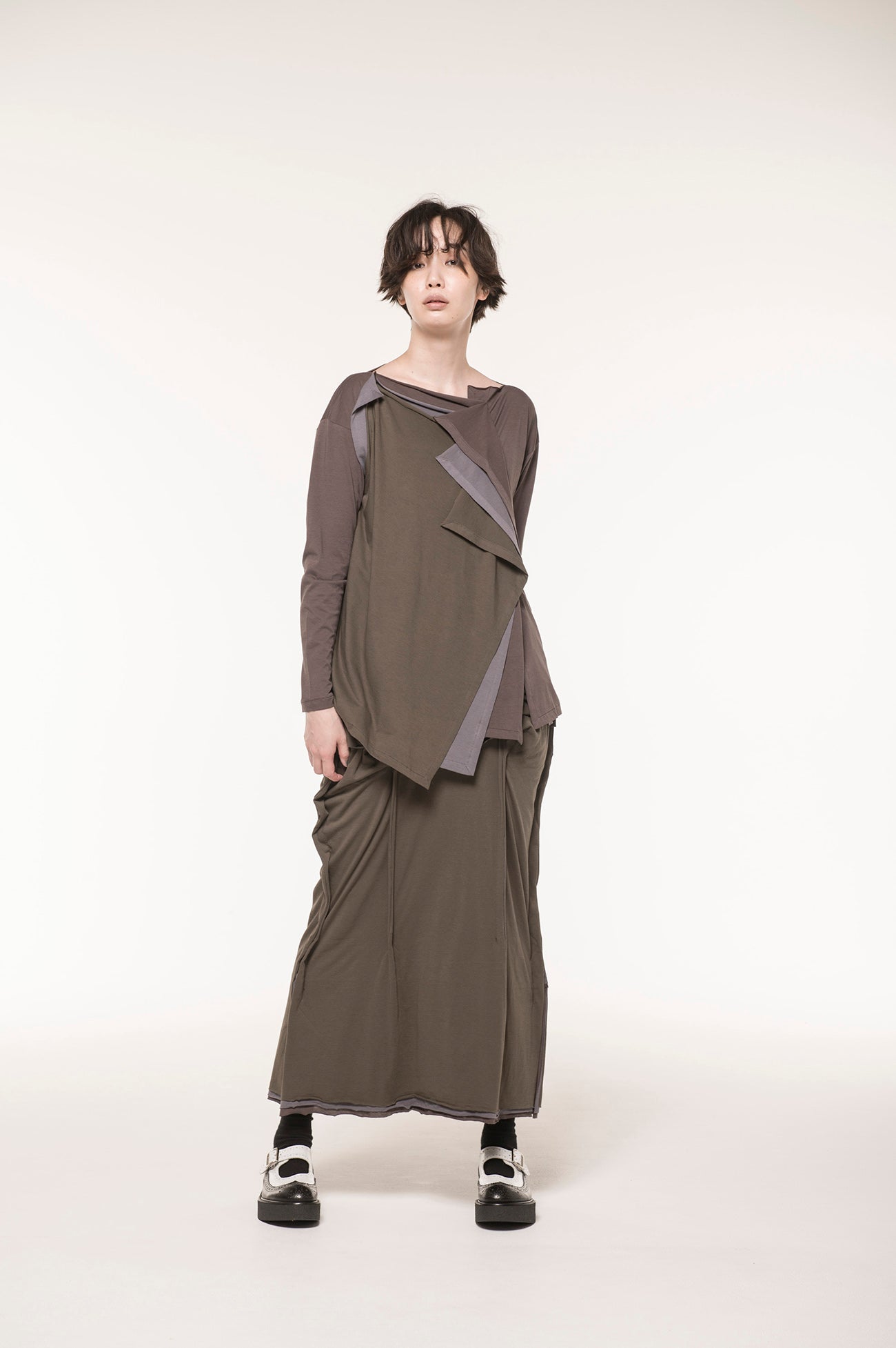 High Gauge Jersey Combo Tuck Skirt for Women - Stretchy Comfort Fit A-Line Mini Skirt - Perfect for Casual Wear, Office Outfits & Date Nights