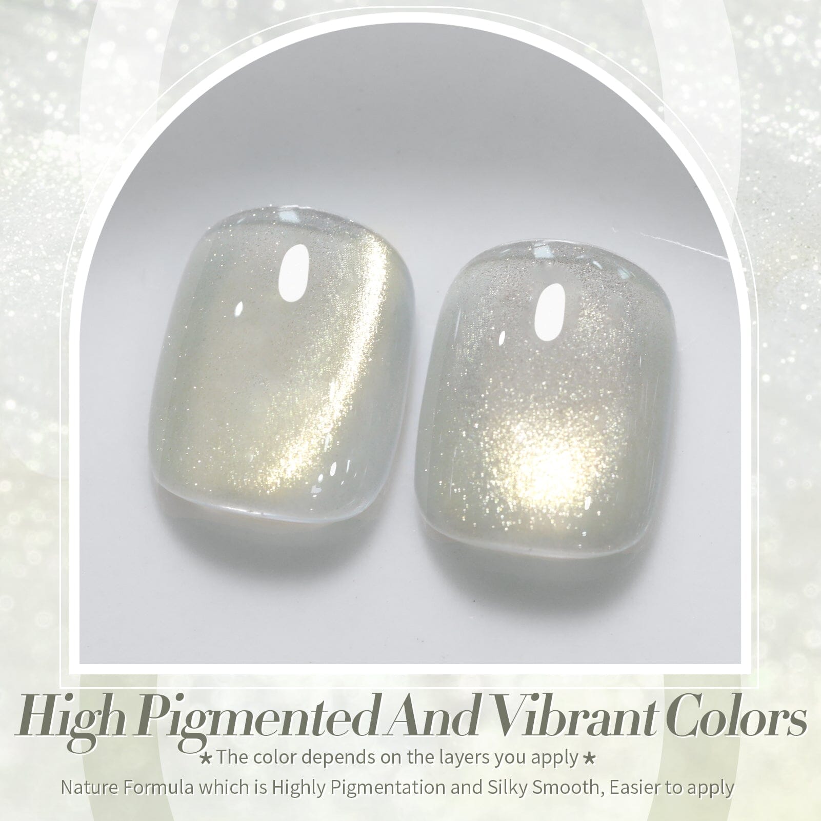 BORN PRETTY Gold Cat Magnetic Gel Nail Polish - 15ml Long Lasting High Shine for Manicures & Nail Art | Perfect for Parties, Weddings & Special Occasions
