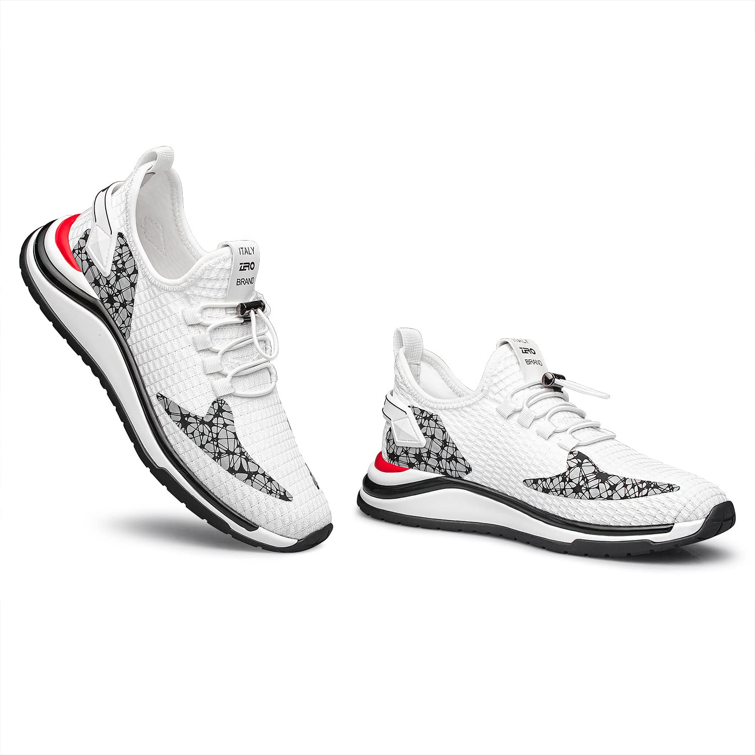 ZRO Men's Running Shoes - Lightweight Breathable Fabric, Wide Width Comfort for Jogging, Gym & Outdoor Sports - Size 22 (Best for Running, Walking & Workout)