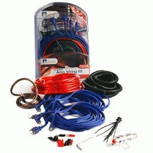 4 Channel 450W Amplifier Wiring Kit BSX408 - Complete Car Audio Amp Installation Kit for Enhanced Sound System - Perfect for Car, Truck, SUV & Boat Stereo Upgrades