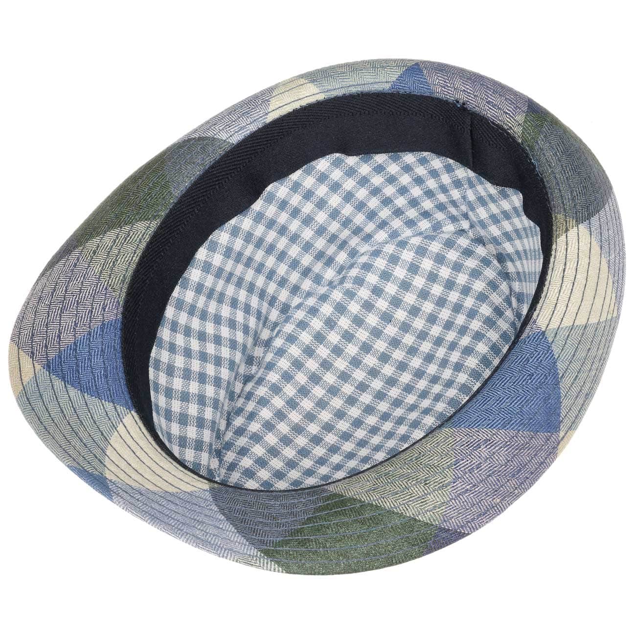 Payato Checks Trilby Linen Hat by Lierys - Stylish Summer Fedora for Men & Women | Perfect for Beach, Outdoor, and Casual Wear