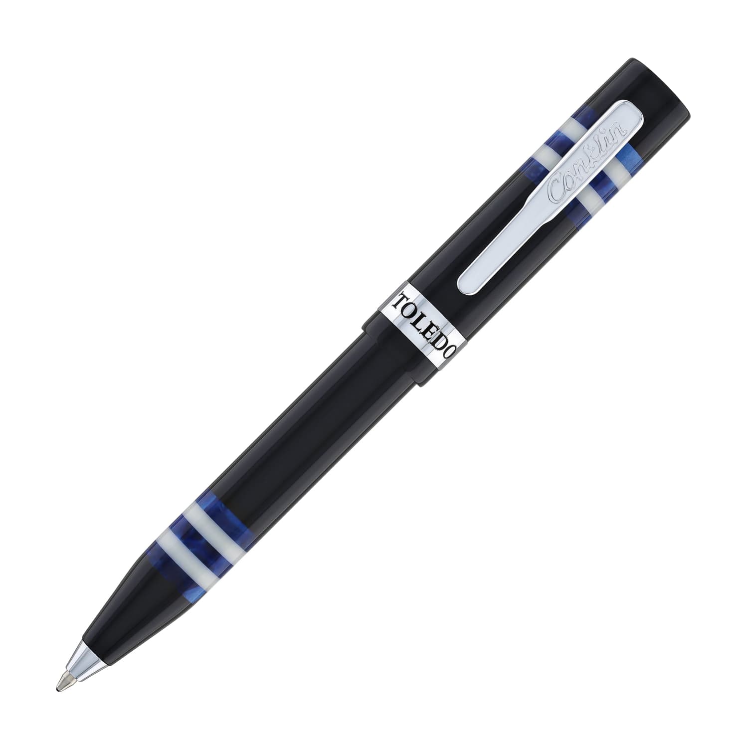 Conklin Toledo Blue Ballpoint Pen - Premium Writing Instrument for Office, Business, and Everyday Use