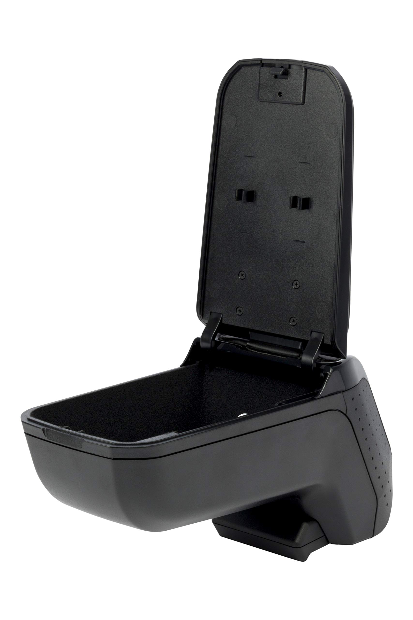 Dacia Lodgy (2018-) Black Foldable Armrest with Storage Compartment - 2 Pack Car Accessories for Comfort & Organization - Perfect for Road Trips & Long Drives