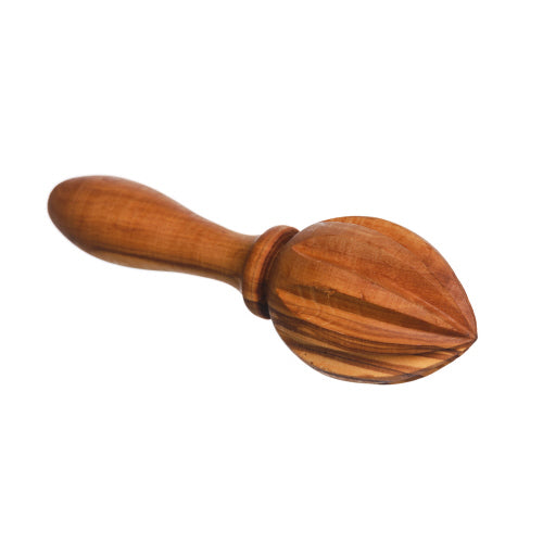 Premium Olive Wood Lemon Reamer - Handcrafted Citrus Juicer for Fresh Lemonade & Cocktails - Perfect for Kitchen, Bar & Home Use