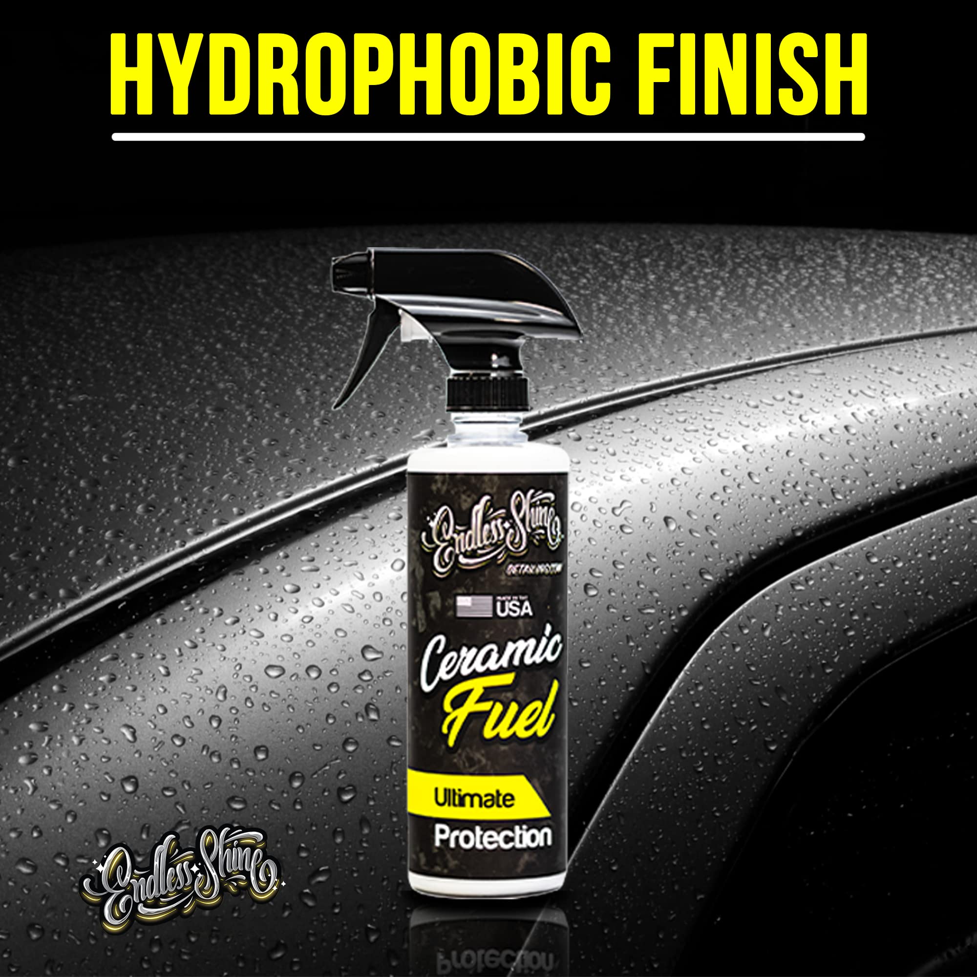 Endless Shine Ceramic Fuel (1 Gallon) - High-Performance Ceramic Coating for Cars, Boats & Motorcycles | Long-Lasting Protection & Gloss Finish | Ideal for Automotive Detailing & Vehicle Maintenance