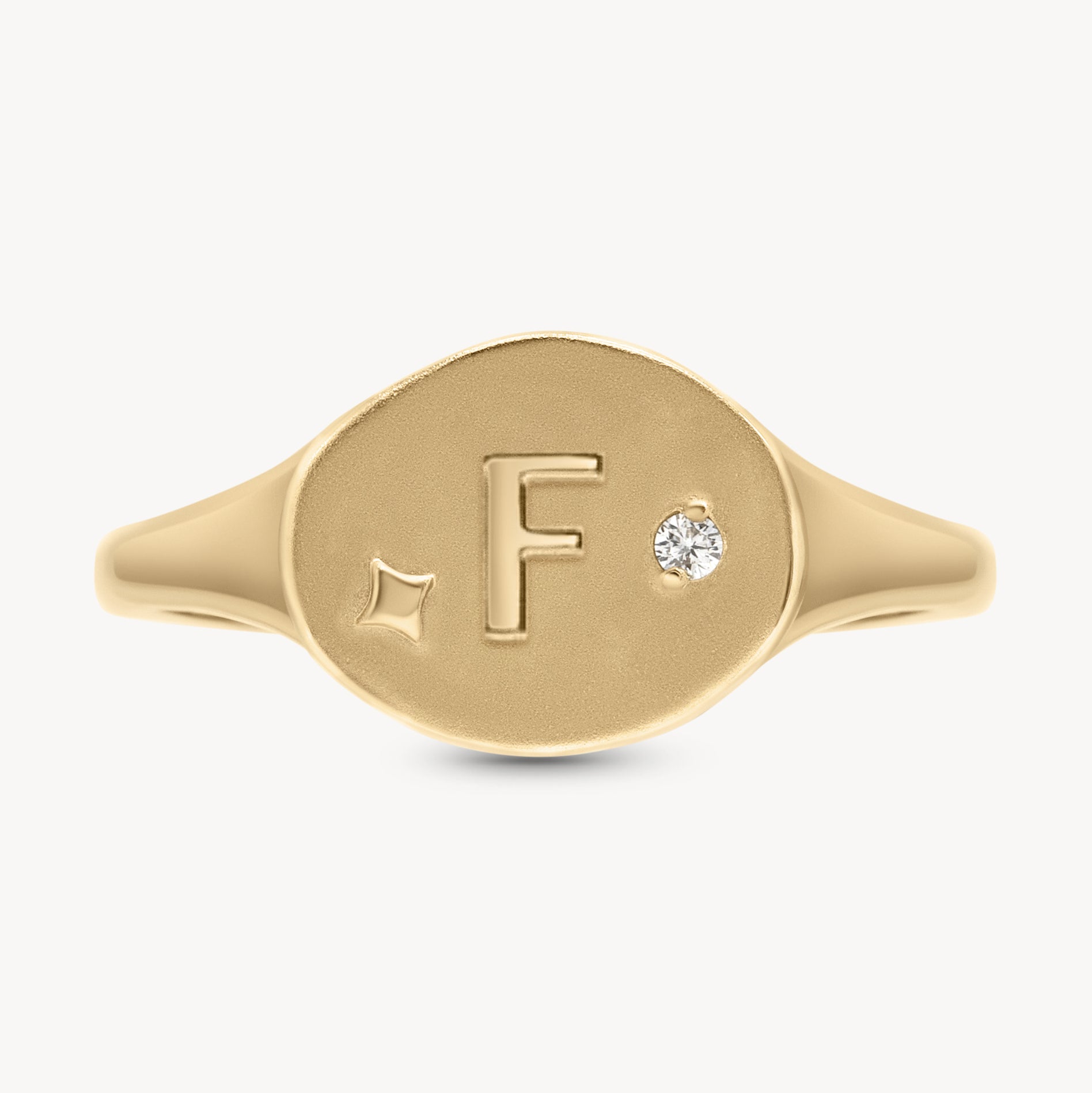 Athena Initial Ring - Personalized Silver Name Ring for Women, Custom Engraved Jewelry Gift - Perfect for Birthdays, Anniversaries & Everyday Wear