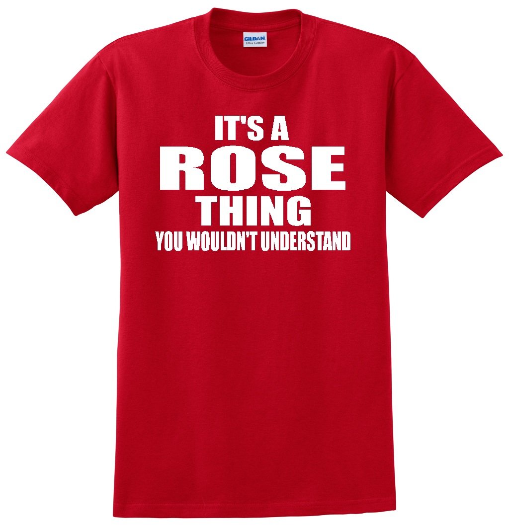 Rose Thing Red T-Shirt for Women - Soft Cotton Casual Tee for Everyday Wear, Street Style & Summer Outfits