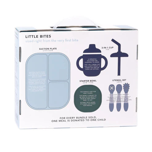 Baby's First Mealtime Kit - Complete Feeding Set with Spoon, Fork & Plate for Toddlers - Perfect for Home, Daycare & Travel - BPA-Free & Easy to Clean