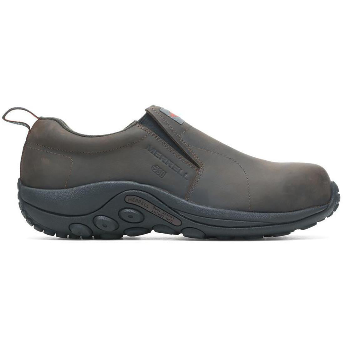 Men's Carbon Fiber Jungle Moc LTR SD Work Shoes - Lightweight Safety Toe for Construction & Outdoor Work - Espresso Brown