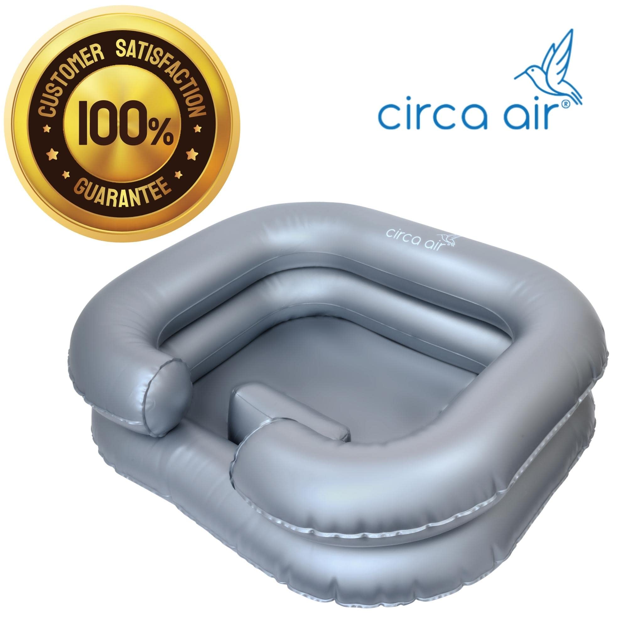 Inflatable Sink for Locs Detox & Dreadlocks - Portable Hair Washing Basin with Pillow, Shampoo Tub for Locs & Braids | Perfect for Home Salon, Travel & Deep Cleansing