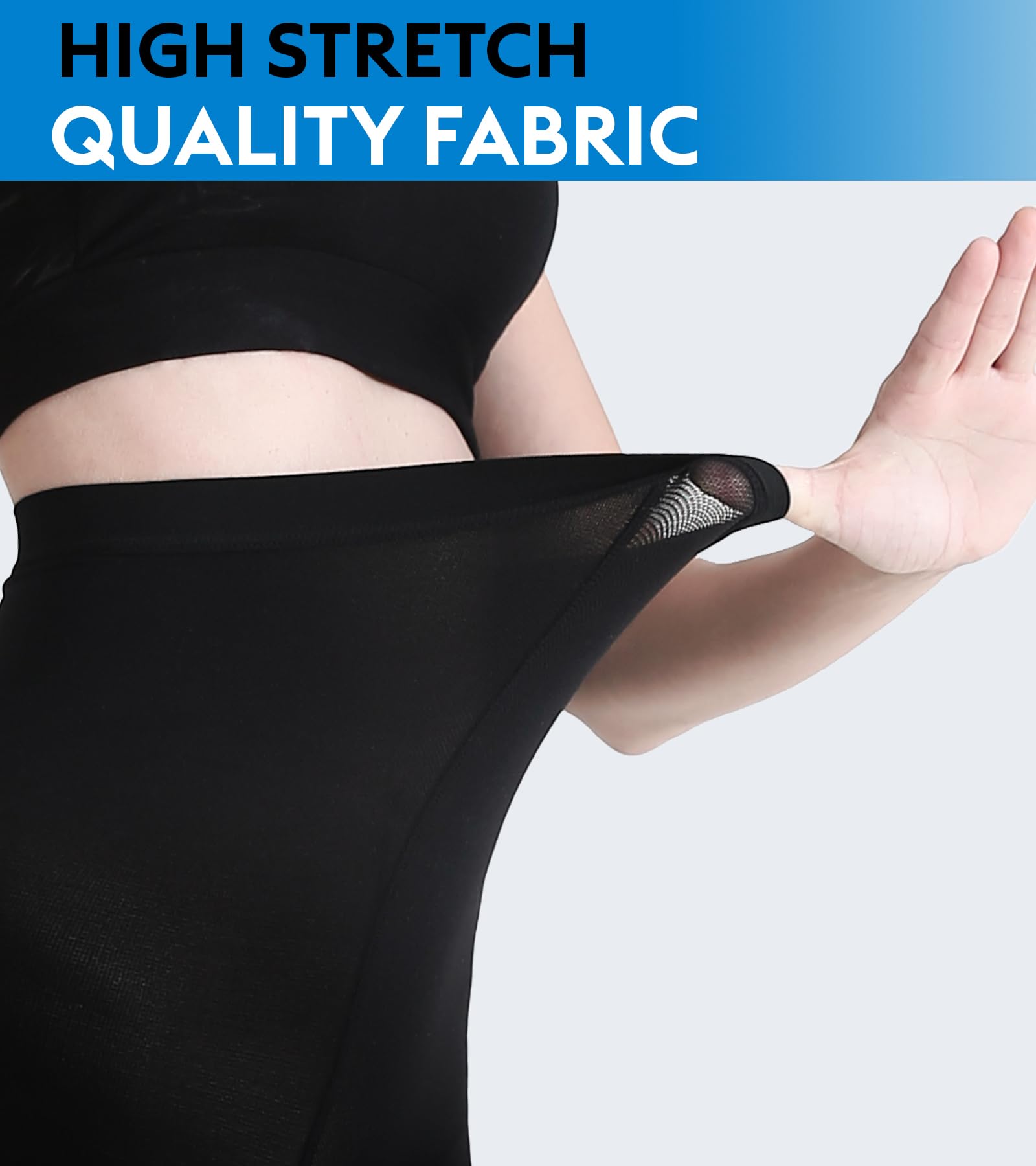 20-30 mmHg Medical Compression Stockings for Varicose Veins & Edema Relief - Open Toe for Travel Comfort
