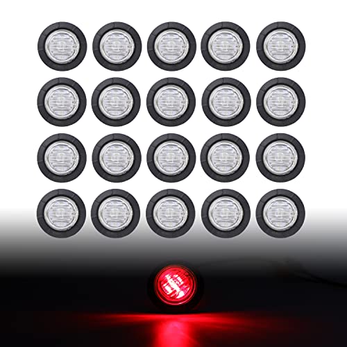 Clear Lens Red (20 Pcs)