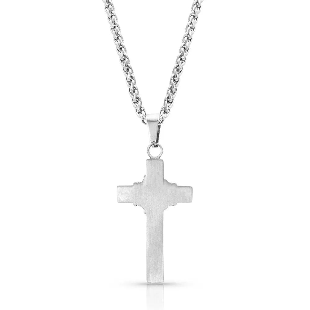 Handmade Rope Wrapped Cross Pendant Necklace - Religious Jewelry for Women & Men - Perfect for Church, Weddings & Everyday Faith Inspired Fashion