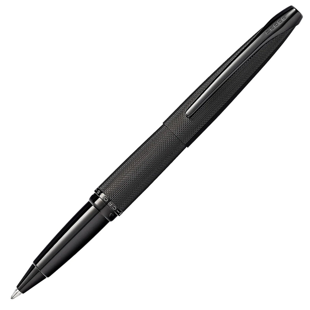 Premium Cross ATX Rollerball Pen - Brushed Black Finish - Smooth Writing for Office, Business & Gift Giving
