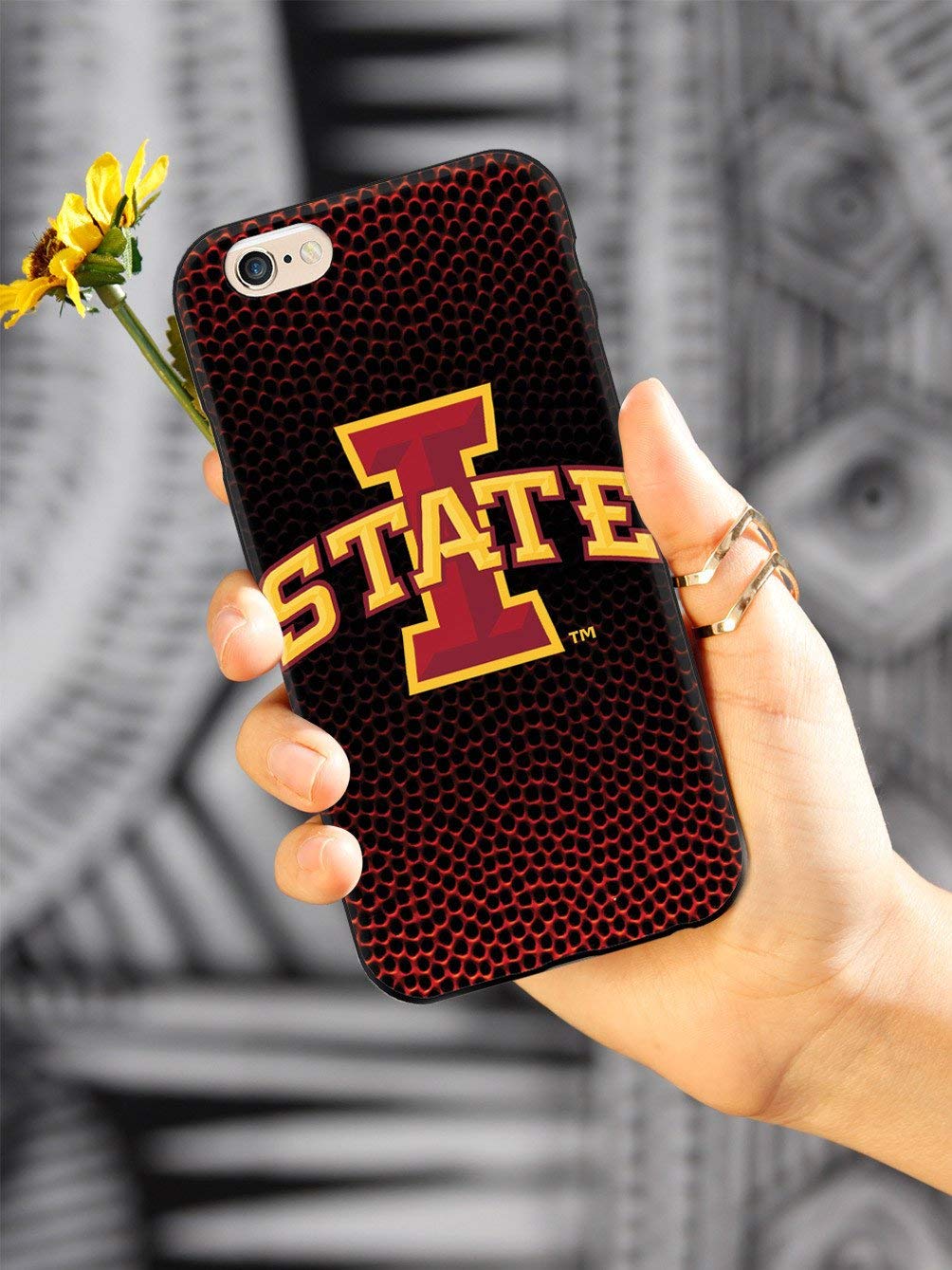 Inspired Cases - Shockproof iPhone 8 Case with 3D Textured Design - Compatible with Apple iPhone 8 - Iowa State Basketball Themed Protective Cover - Perfect for Sports Fans and Daily Use