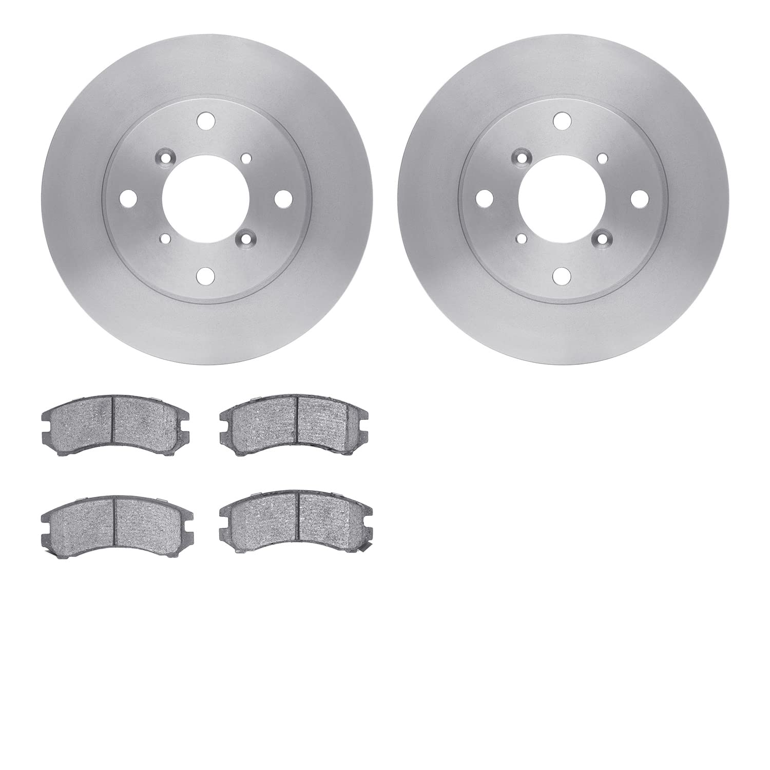 Dynamic Friction Company 5000 Series Advanced Front Brake Pads & Rotors Kit - Premium Automotive Replacement Brake System for Sedans, SUVs & Trucks | High-Performance Stopping Power for Daily Commuting & Highway Driving