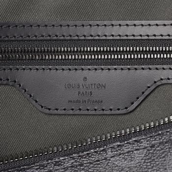 LV Vivienne Keepall Bandouliere 50 Monogram Eclipse Travel Duffle Bag - Stylish Carry-On Luggage for Business Trips & Weekend Getaways