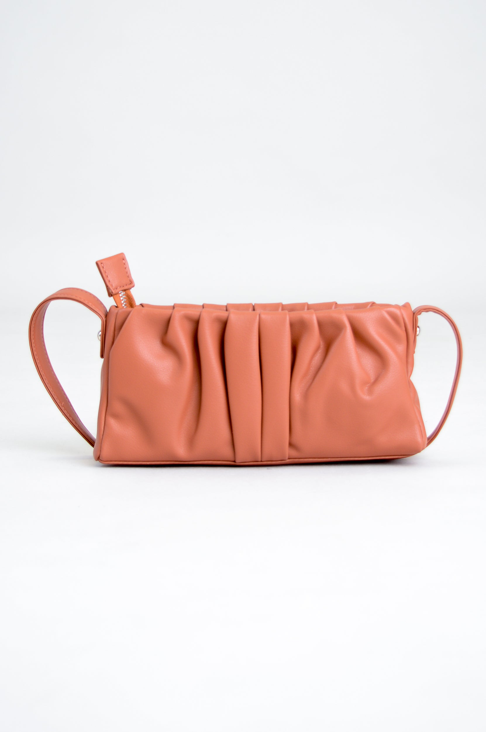 Janette Genuine Leather Handbag in Terra Cotta - Stylish Women's Crossbody Purse for Work, Travel & Everyday Use