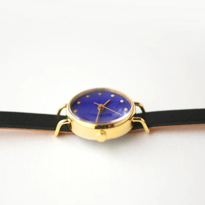 Elegant Azurite Blue Women's Wristwatch - Japanese Handcrafted Quartz Watch for Women | Perfect for Office, Date Night & Special Occasions