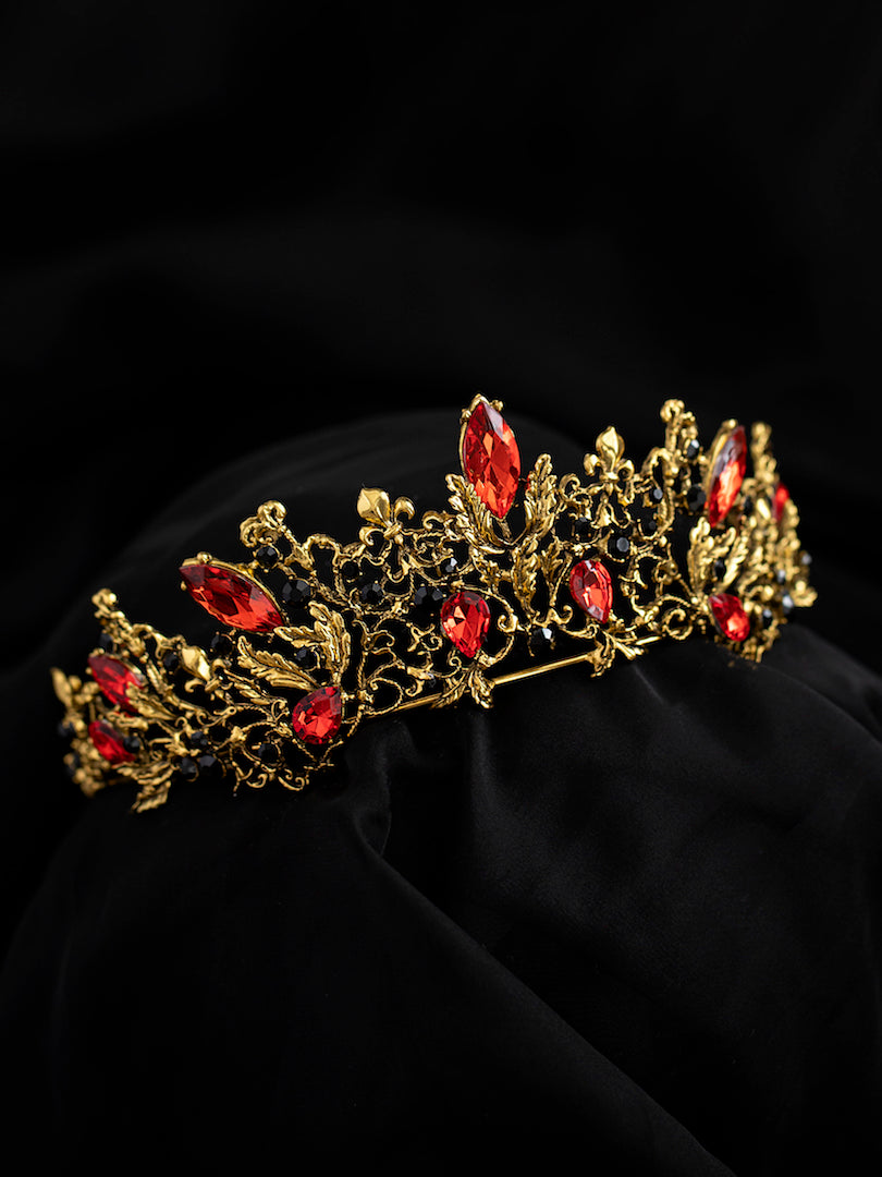 Enchanted Elvish Fairy Tiara Headpiece - Elegant Leaf Crown for Cosplay, Renaissance Faires & Fantasy Weddings