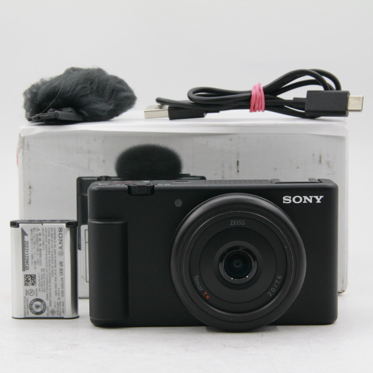 Open Box Sony ZV-1F Vlogging Camera (Black) - Perfect for YouTube, Travel & Content Creation