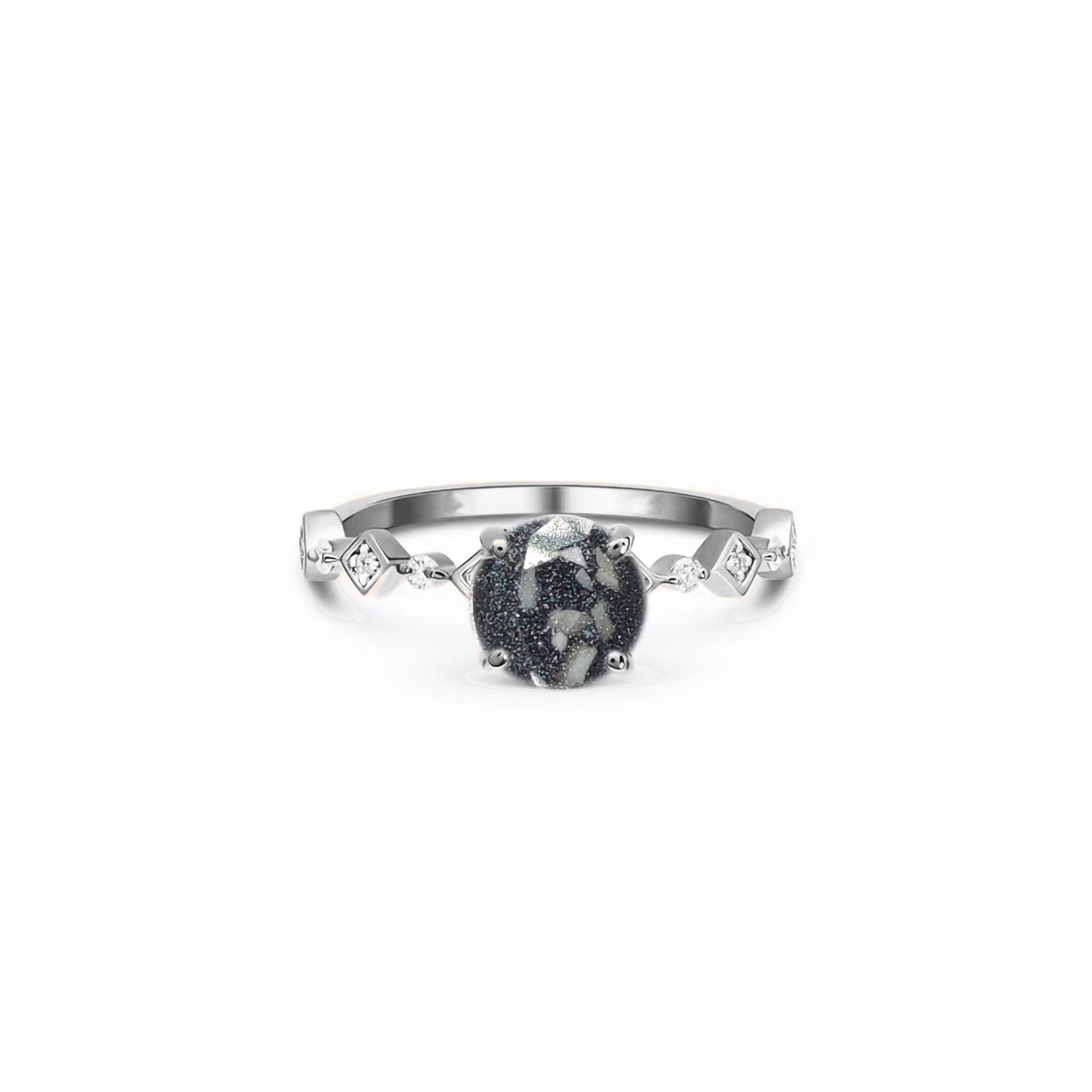 Everlasting Hold: Memorial Ashes Ring for Loved Ones - Perfect for Cremation Jewelry, Keepsake, and Remembrance Gifts