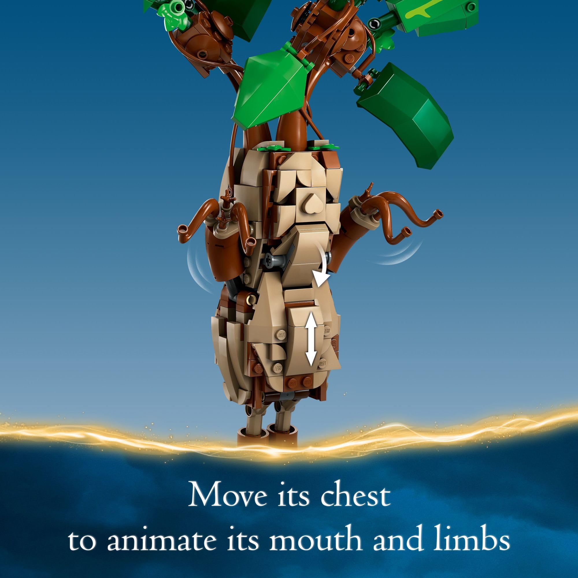 LEGO Harry Potter Mandrake Figure & Pot Plant Toy Set 76433 - Magical Creature Collectible for Kids, Perfect Gift for 10 Year Old Boys & Girls - Great for Room Décor, Harry Potter Themed Parties & Fantasy Play