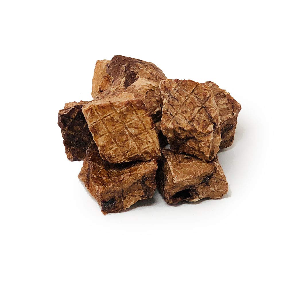 Premium Angus Beef Lung Cubes for Dogs - 20lb Bulk Pack, Single Ingredient Grass-Fed Dog Treats - Perfect for Training, Chewing & Dental Health