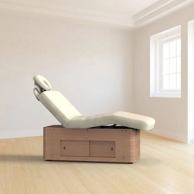 Silverfox 3 Motors Electric Facial Bed Spa Massage & Exam Table with Cabinet 2285B - Professional Salon & Spa Equipment for Facial Treatments, Massage Therapy & Skin Care Procedures